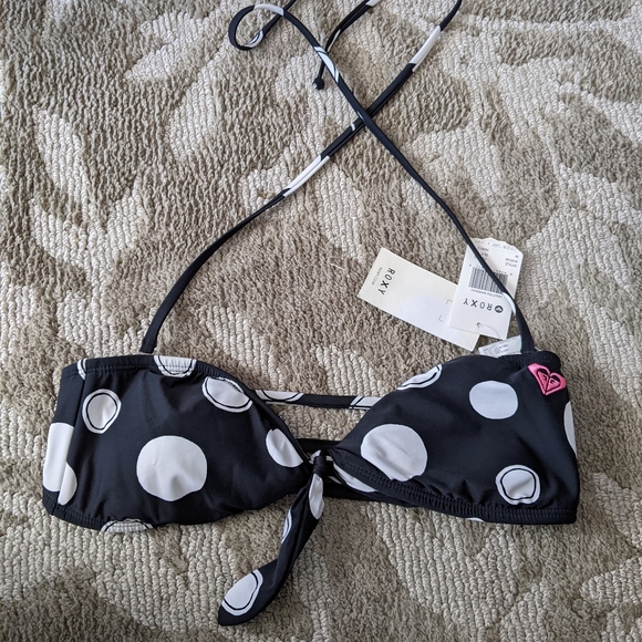 Roxy junior knotted bandeau bikini top - Picture 3 of 5